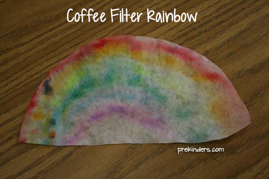 Coffee Filter Rainbow