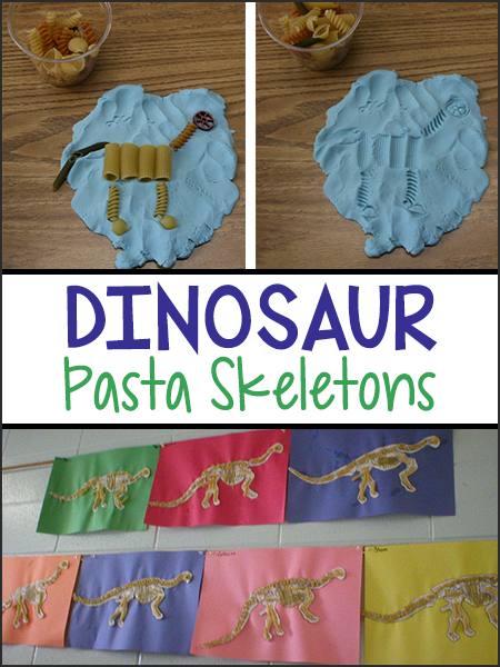 Dinosaur Pasta Skeletons