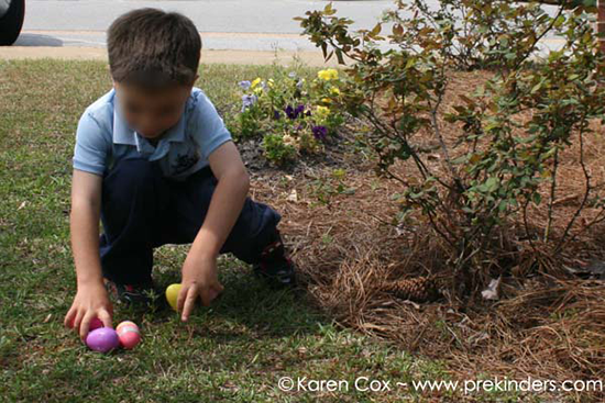 Easter Egg Hunt Preschool