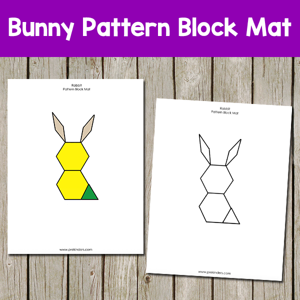 Bunny Pattern Block Mat
