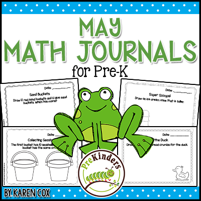 Pre-K Math Journals for May