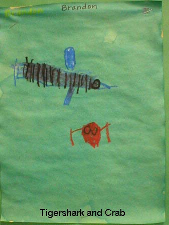 Ocean Wax Resist Art, Preschool Ocean Theme Activities
