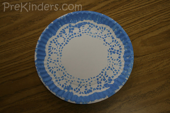 Paper Plate Snowflake