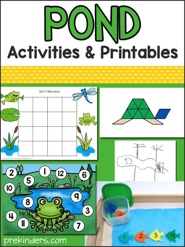 Pond Life Activities for Pre-K Preschool