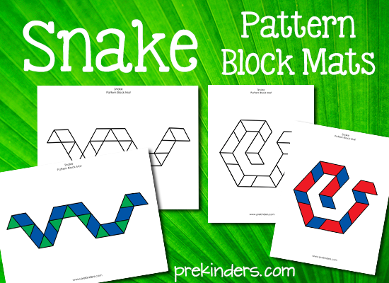Snake Pattern Blocks Mats