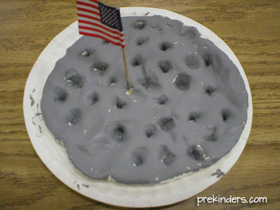 Clay Moonscapes for Pre-K