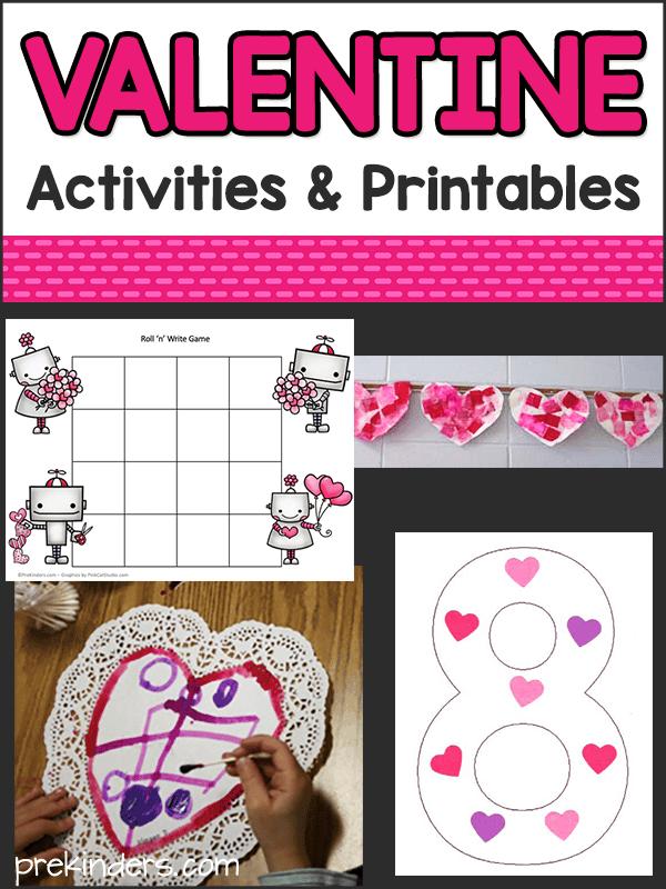 Valentine Activities Preschool