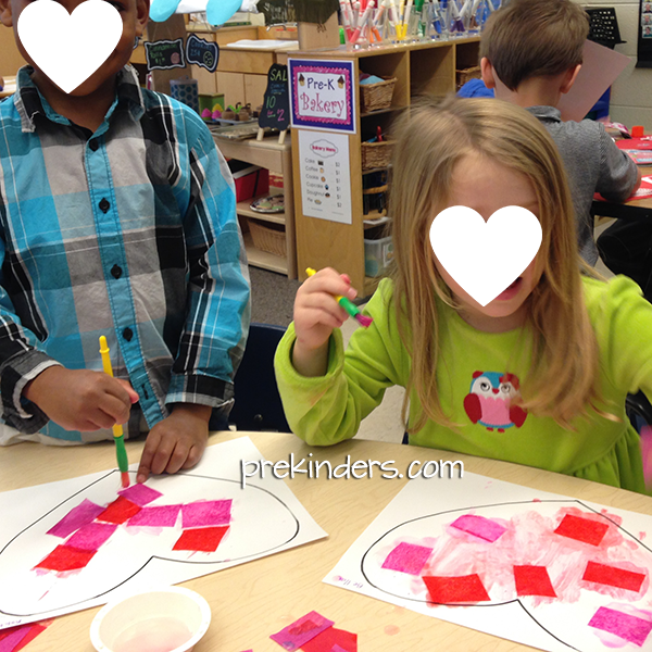 Valentine Art for Preschool, Pre-K