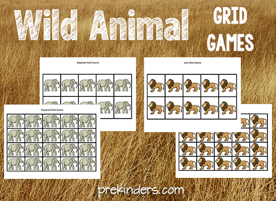 Wild Animal Grid Games