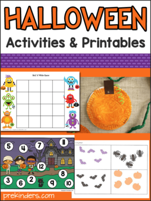 Halloween Activities Preschool Pre-K