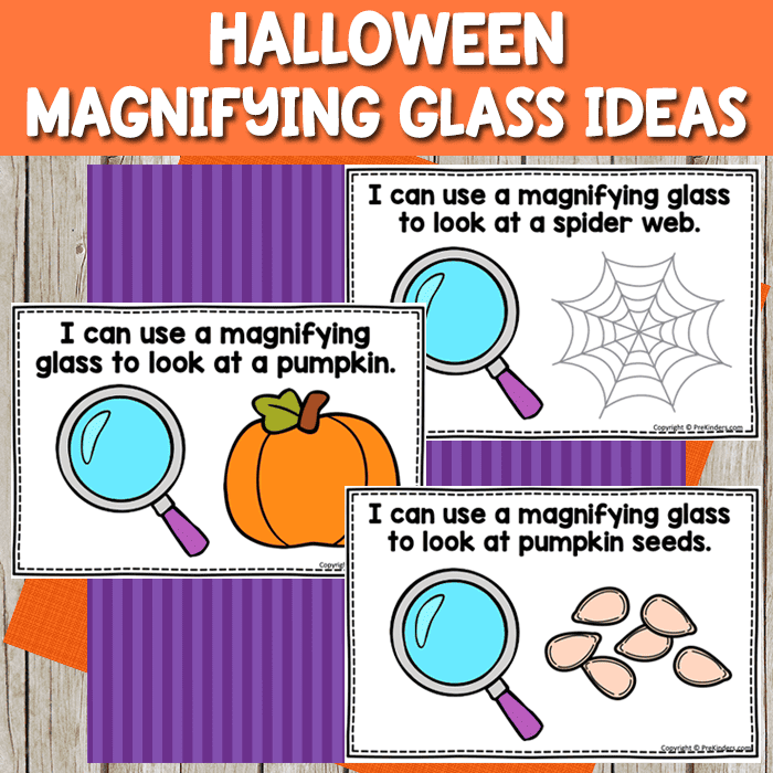 Halloween Science Magnifying Glass Ideas