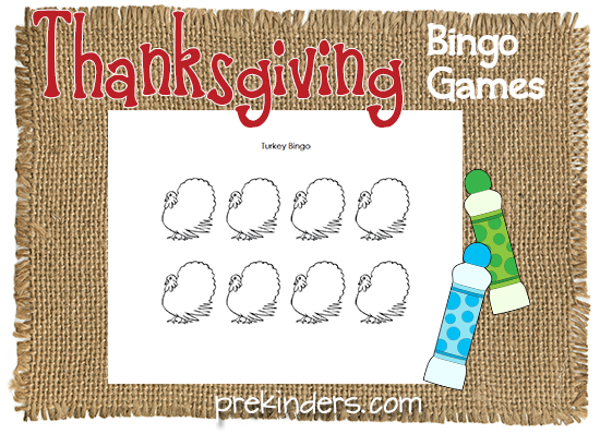 Thanksgiving Bingo