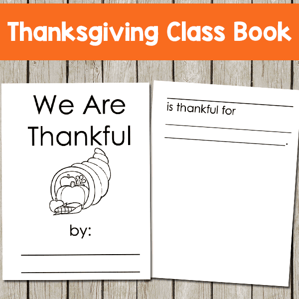 thanksgiving class book