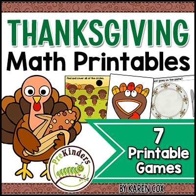 Thanksgiving Math Printables
