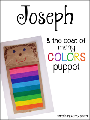 Joseph Puppet: Preschool Bible Activity