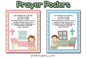 Prayer Rhyme Posters to print for your classroom