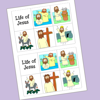 Life of Jesus Printable
