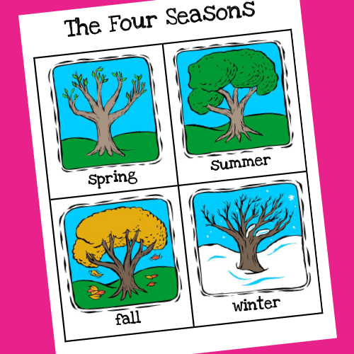Seasons Poster Printable