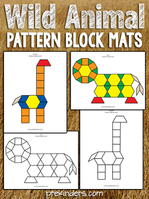 Wild Animal Pattern Block Mats