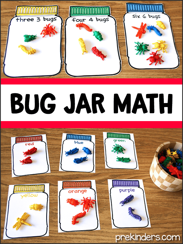 bug jar math printables - Free Math Games For Kindergarten