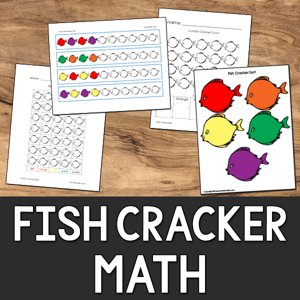 Fish Cracker Math Graphing, Counting, Patterns, Sorting PreKinders