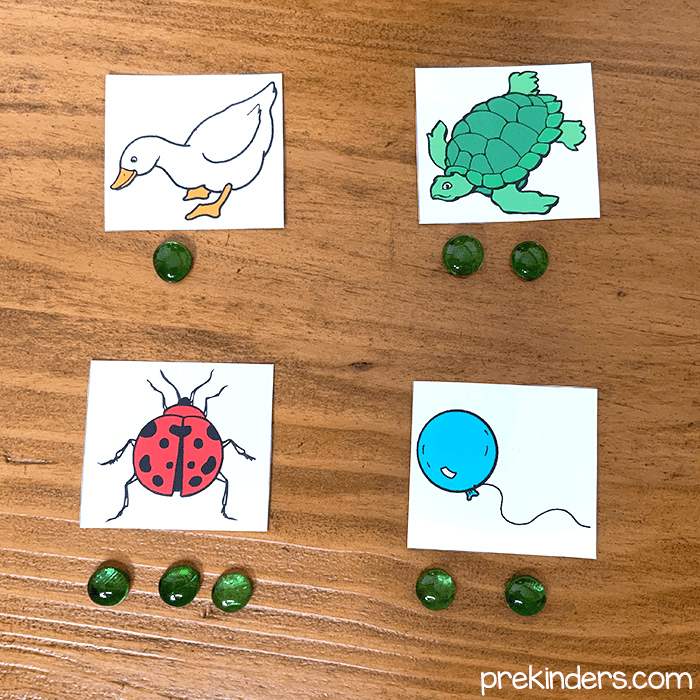 syllable cards activity