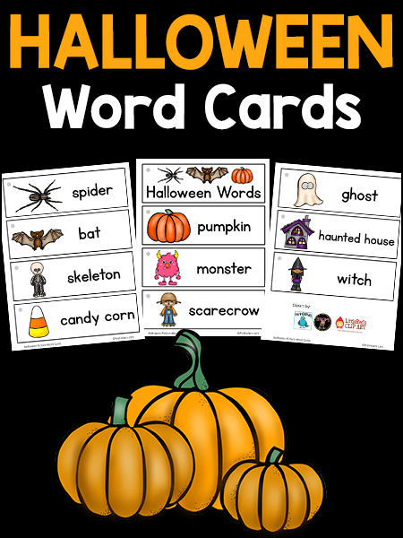 Halloween Word Wall Vocabulary