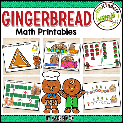 TPT Gingerbread Math Pack from PreKinders.com