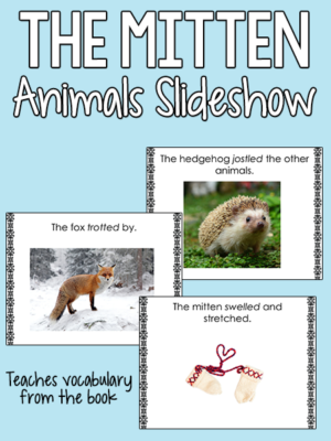 the mitten story animals the mitten story animals