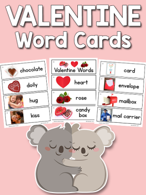 Valentines Word Cards