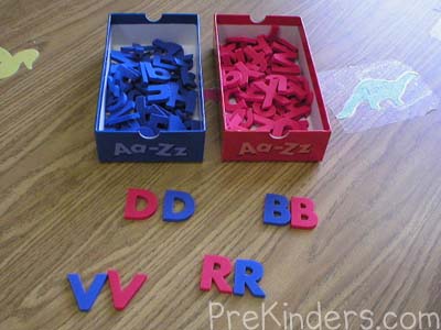 Letter Matching: alphabet letter identification activities