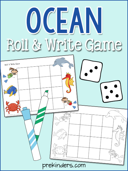 Ocean Roll & Write Game