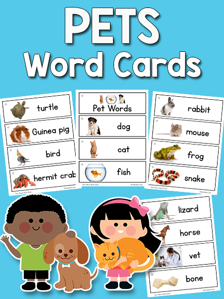Pets Word Cards