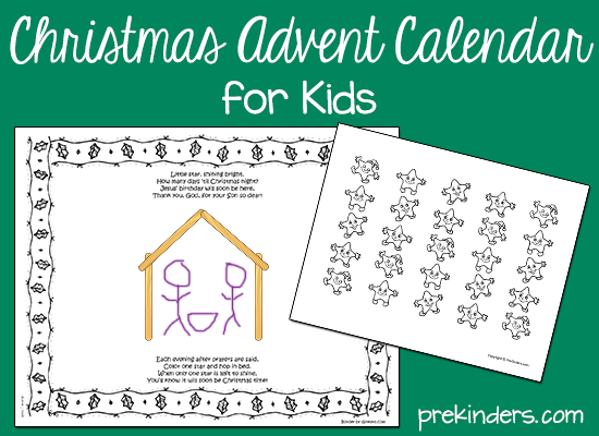 Christmas Advent Calendar Prekinders