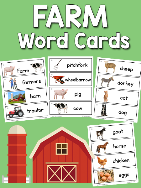 farm-picture-word-cards-prekinders