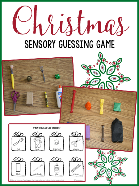 Christmas Sensory Guessing Game