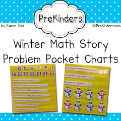 Fall Math Story Problem Pocket Charts