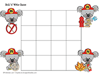 Fire Safety Roll & Write Game