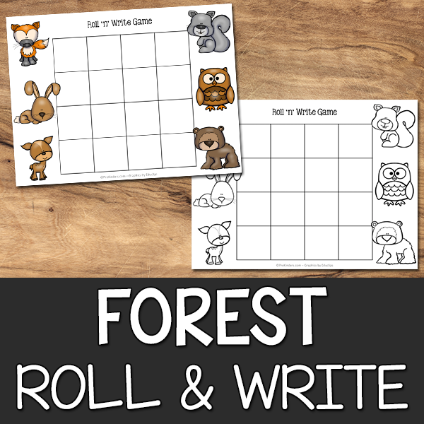 Forest Roll & Write Game