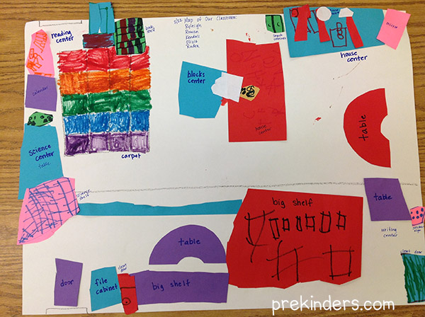 Mapping our Classroom in Pre-K