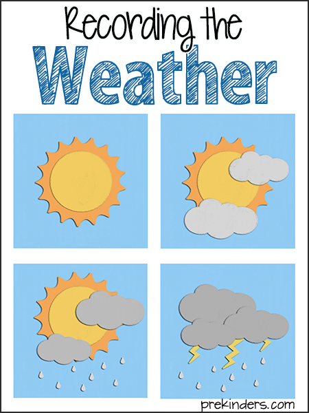 Recording the Weather in Preschool