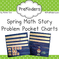 Spring Math Story Problem Pocket Charts