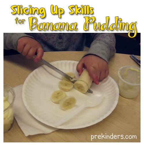 Slicing Skills for Banana Pudding