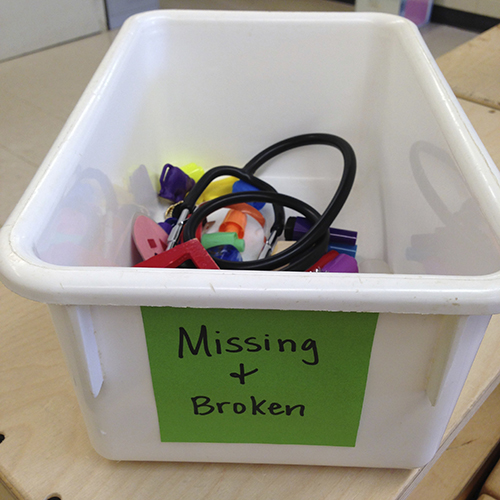 What to do with missing and broken pieces