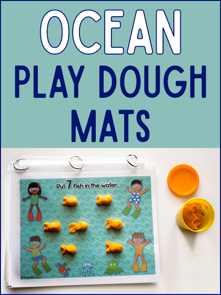 Free Counting Play Dough Printable Mats for Toddlers and Preschoolers