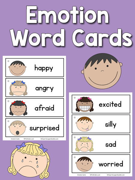 Emotions Chart For Kindergarten