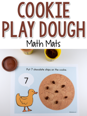 Monster Play Dough Math Mats - PreKinders