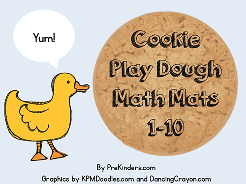 Duckling with Cookie Play Dough Mats