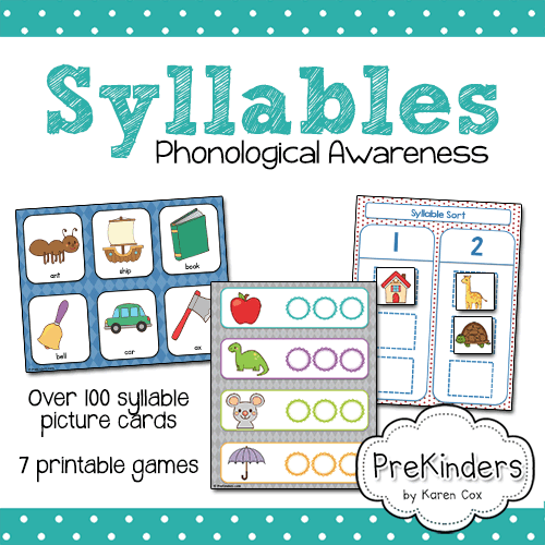 Syllables Pack Teachers Pay Teachers