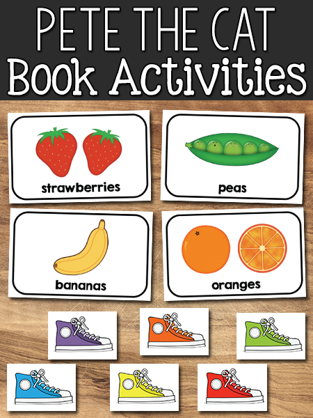 Pete the Cat: Book Connection Activity - PreKinders